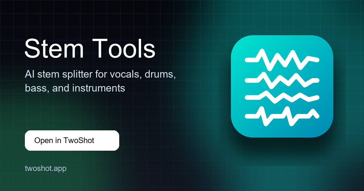 Stem Separator | AI Audio Separation for Songs and Samples